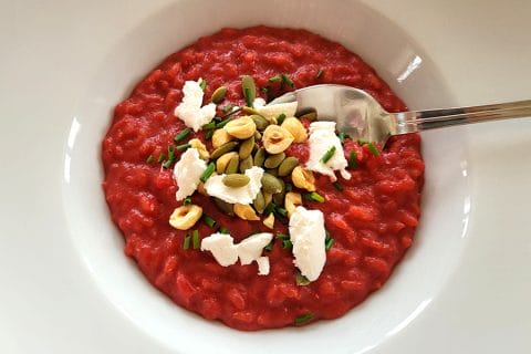 Risotto à la betterave