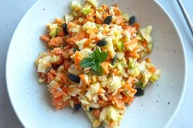 Salade de chou-rave, carotte et pomme au Thermomix