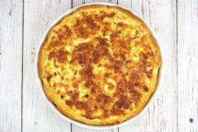 Tarte aux poireaux et jambon au Thermomix