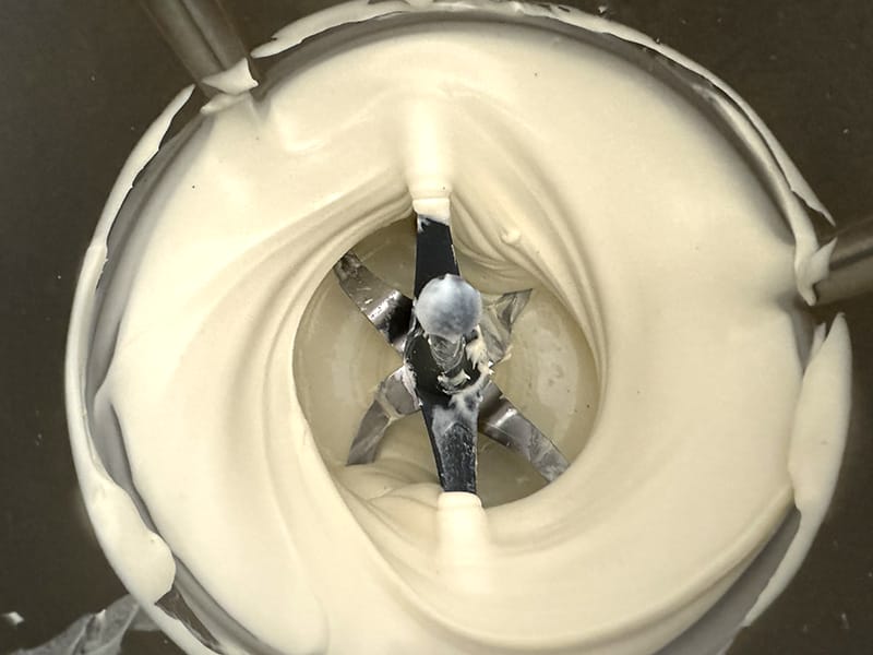 Ganache montée vanille chocolat blanc