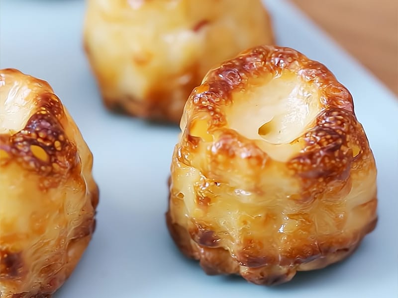 Mini cannelés chèvre miel au Thermomix