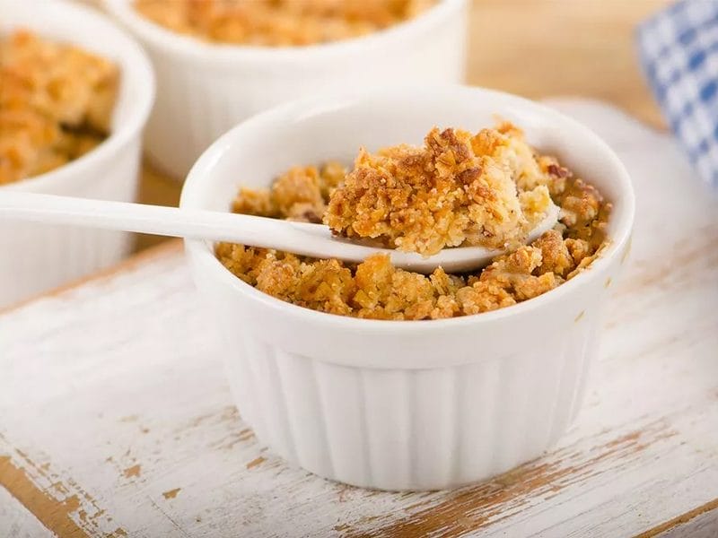 Crumble coco, poires et pommes au Thermomix