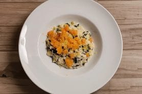 Risotto à la puntarelle et au saumon fumé au Thermomix