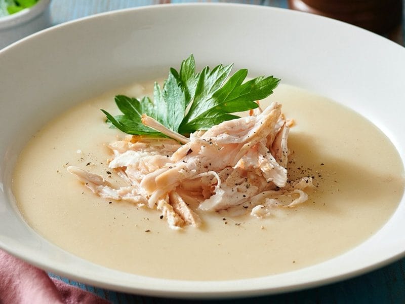 Crème de chou-fleur au poulet au Thermomix