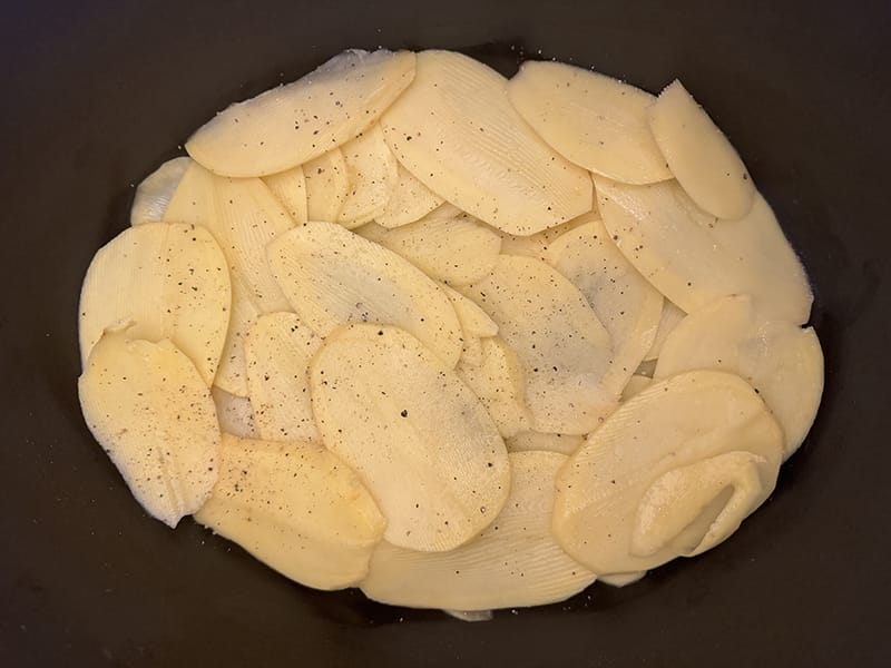 Ajout des pommes de terre