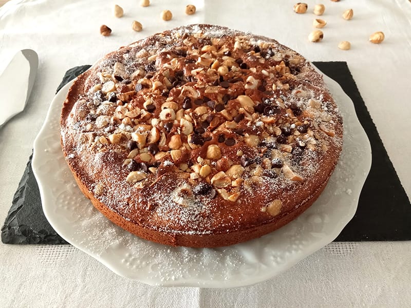 Moelleux poires, noisettes et chocolat au Thermomix