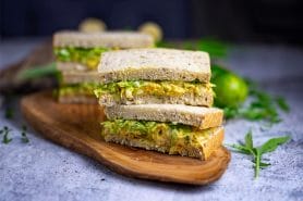 Club sandwich poulet curry au Thermomix