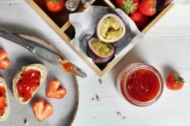 Confiture de fraises et fruits de la passion au Thermomix