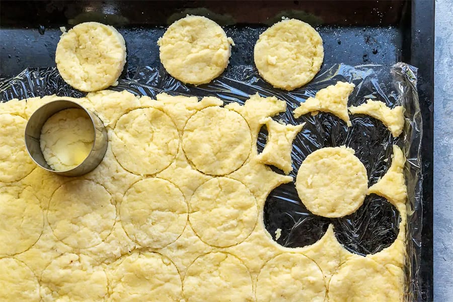 Découpe des gnocchis