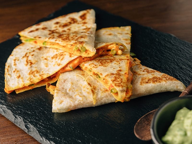 Quesadillas poulet guacamole au Thermomix