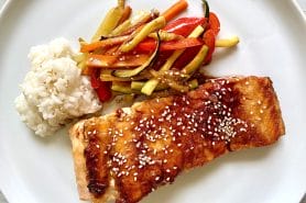 Saumon teriyaki au Thermomix