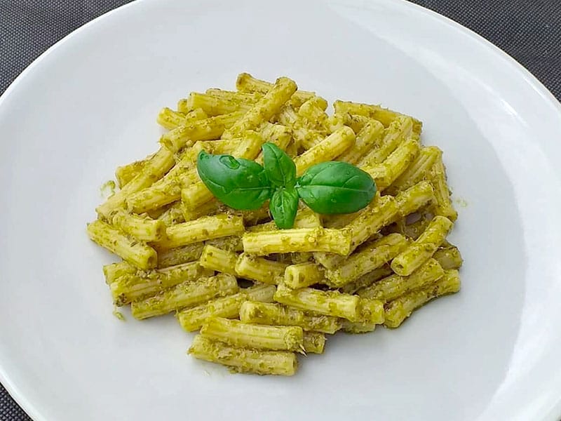Pâtes au pesto de haricots verts au Thermomix