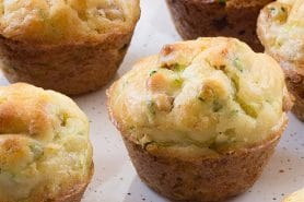 Muffins courgettes et pesto au Thermomix