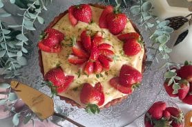 Tarte renversée aux fruits rouges et citron vert au Thermomix