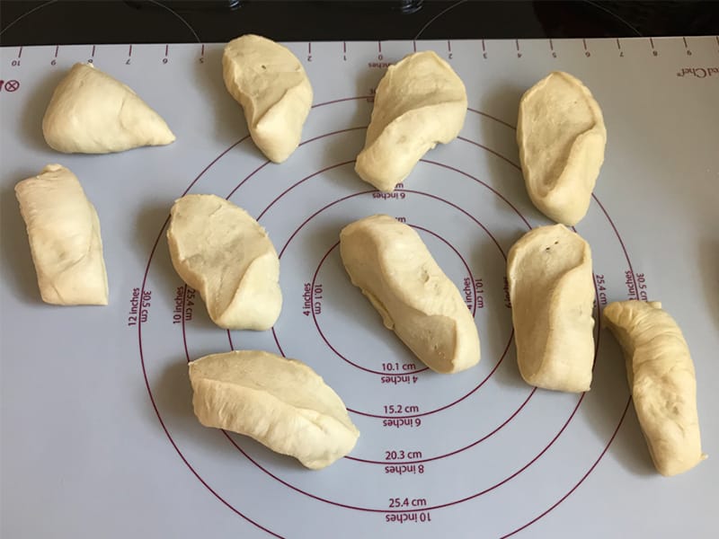 Diviser en 8 pâtons