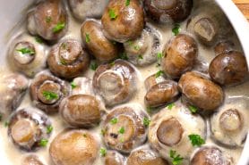 Champignons à la crème au Thermomix