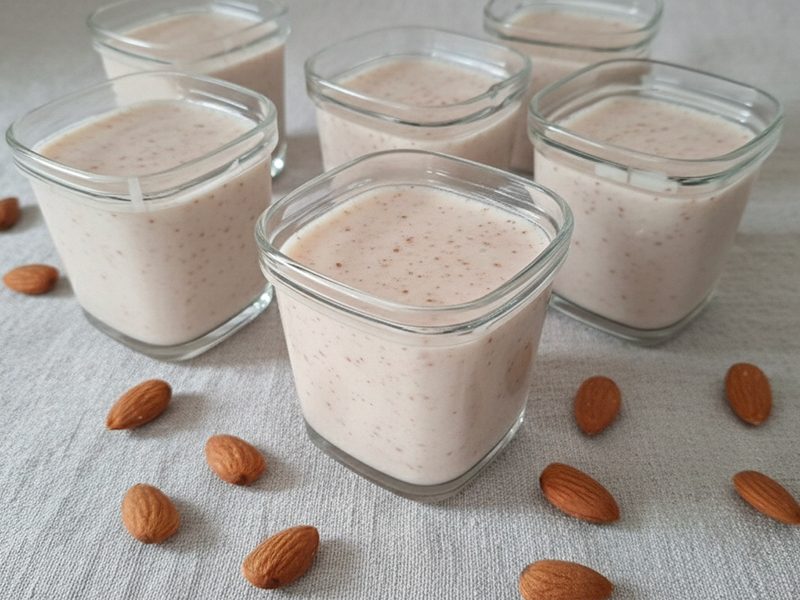 Crème dessert aux amandes au Thermomix