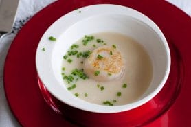 Saint Jacques à la crème de châtaignes au Thermomix