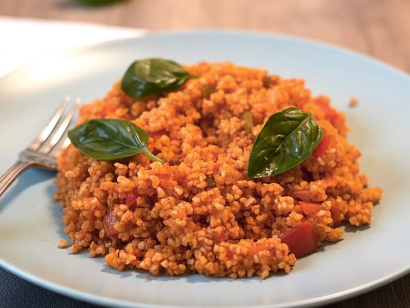 Boulgour turc à la tomate au Thermomix