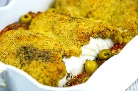 Cabillaud en croûte d’olives vertes au Thermomix