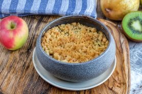Crumble pommes poires kiwis au Thermomix