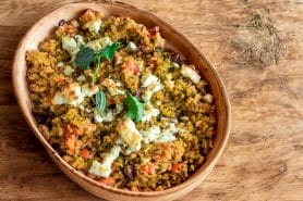 Gratin de boulgour à l’orientale au Thermomix