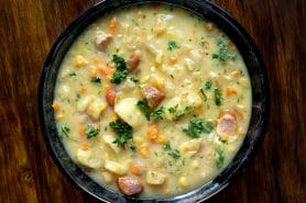 Soupe rustique de pommes de terre au Thermomix