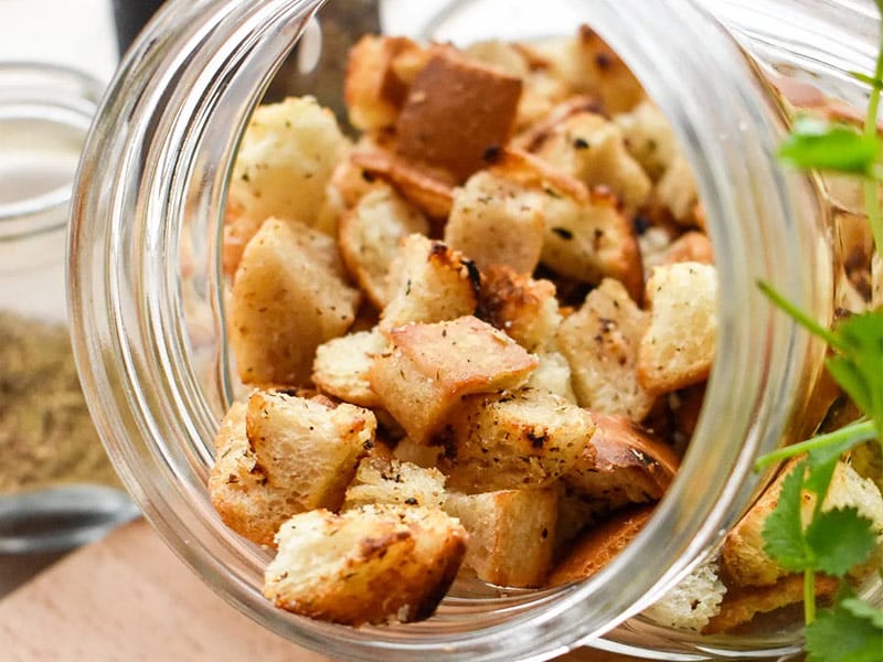 Croutons à l’ail au Thermomix