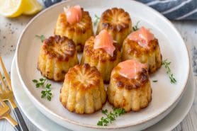 Cannelés au saumon fumé au Thermomix