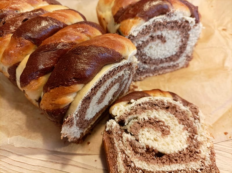 Brioche marbrée au Thermomix