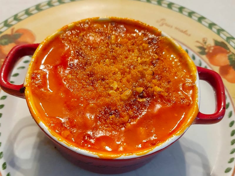 Crumble poivrons, tomates, parmesan au Thermomix