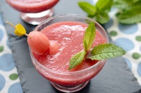 Gaspacho pastèque menthe au Thermomix