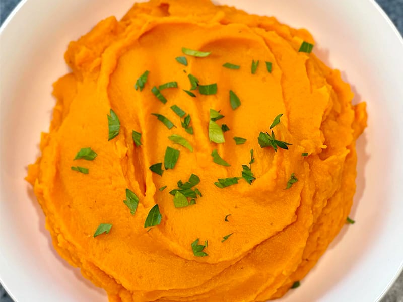 Mousseline de patates douces au Thermomix