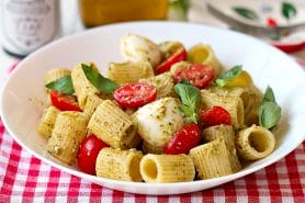 Salade de pâtes caprese au Thermomix