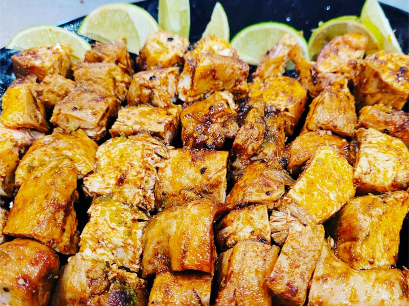 Brochettes de poulet tandoori au Thermomix