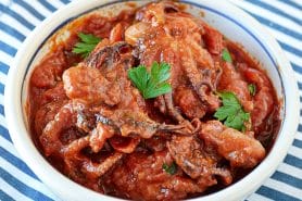 Mijoté de petits poulpes au Thermomix