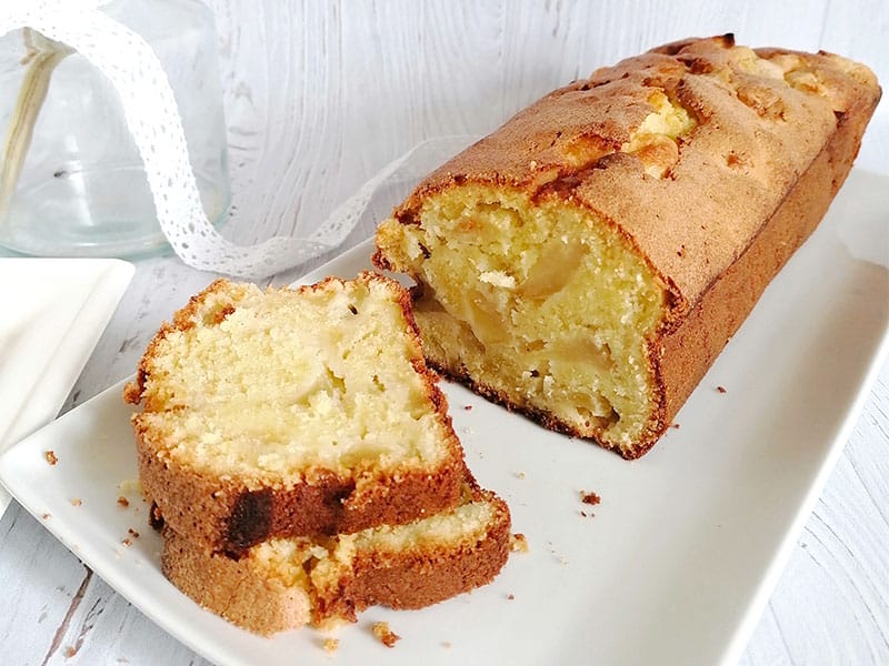 Quatre quarts aux pommes au Thermomix