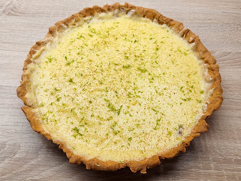 Tarte citron vert basilic au Thermomix
