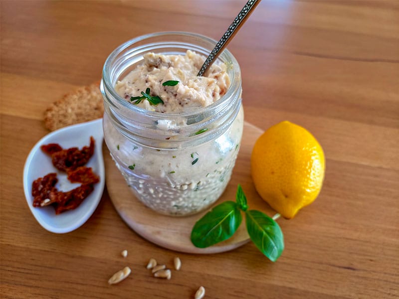 Tartinade ricotta tomates séchées au Thermomix