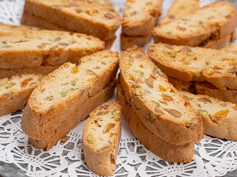 Biscotti amandes, abricots et pistaches au Thermomix