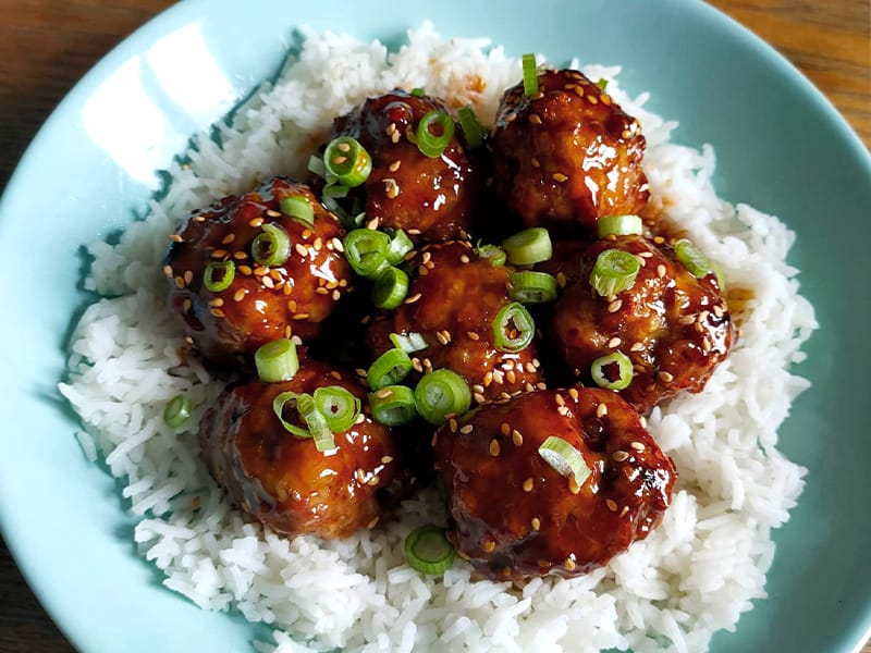 Boulettes de poulet Yakitori – Tsukune au Thermomix
