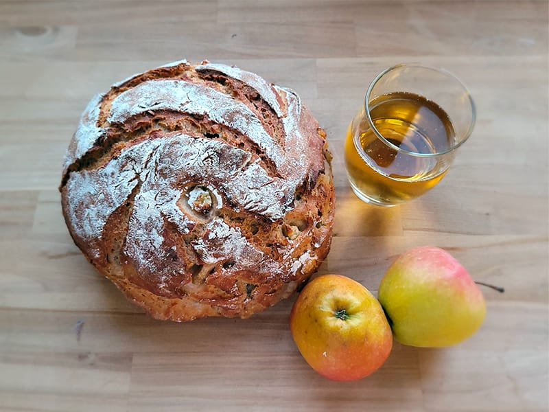 Pain au cidre et à la pomme au Thermomix