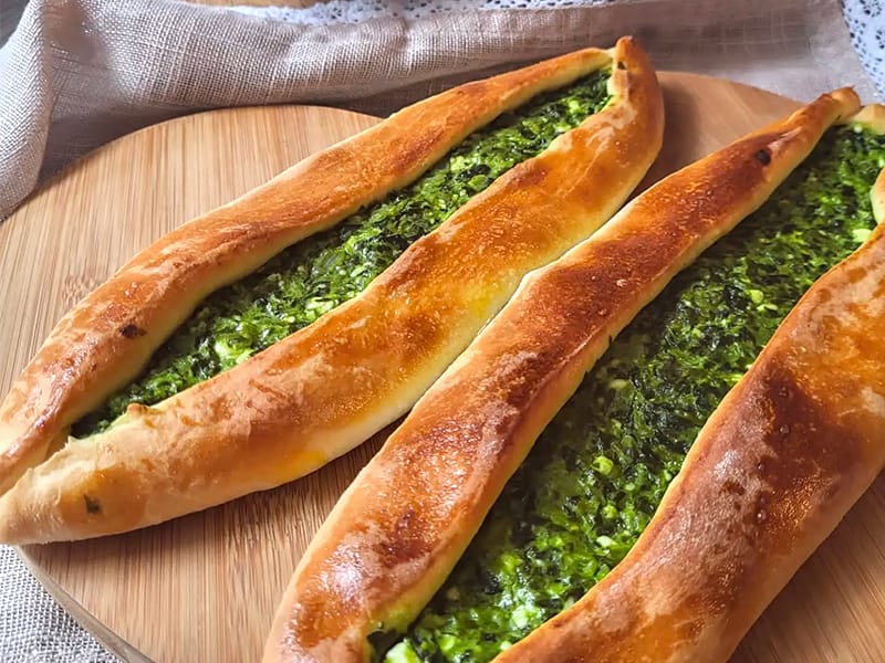 Pide épinards et feta au Thermomix