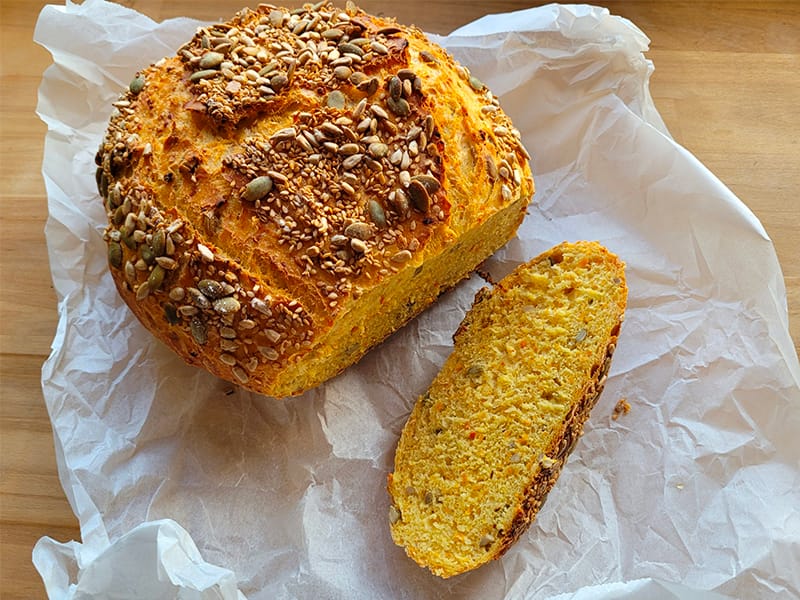Pain à la courge et aux graines au Thermomix
