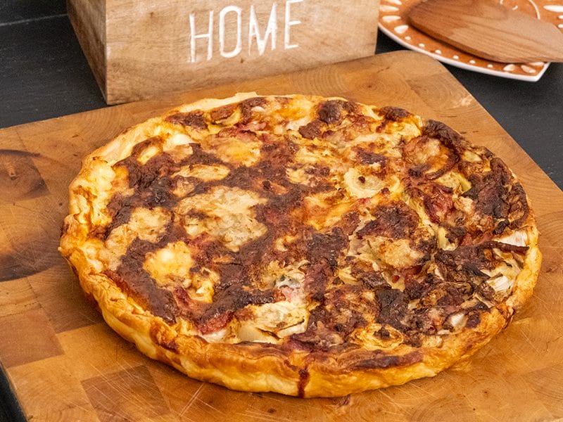 Quiche endives, lardons et gorgonzola au Thermomix