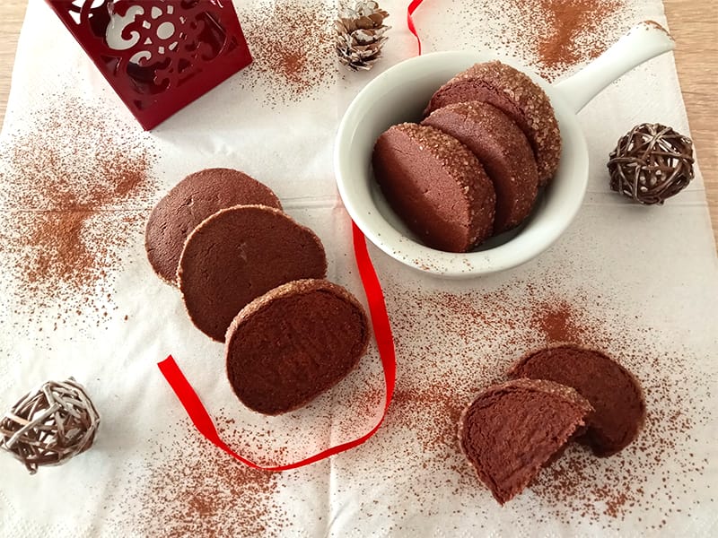 Sablés diamant au cacao au Thermomix