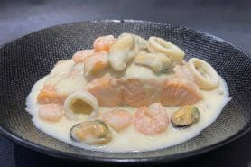 Saumon à la sauce diéppoise au Thermomix