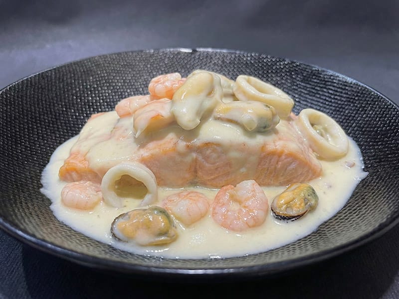 Saumon à la sauce diéppoise au Thermomix