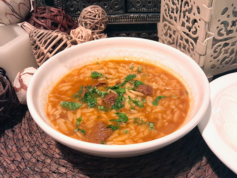 Chorba boeuf et langues d&rsquo;oiseaux au Thermomix