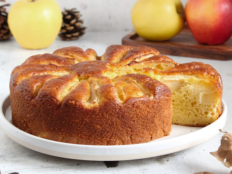 Gâteau pommes noisettes au Thermomix